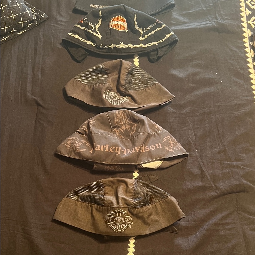 Harley-Davidson Black and Brown Headwrap Collection